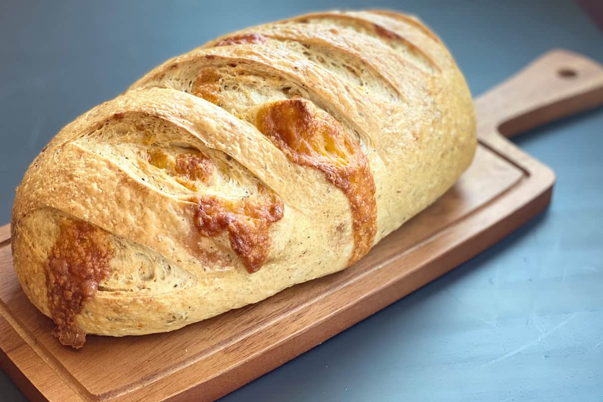 Cheddar Herb Sourdough Bread